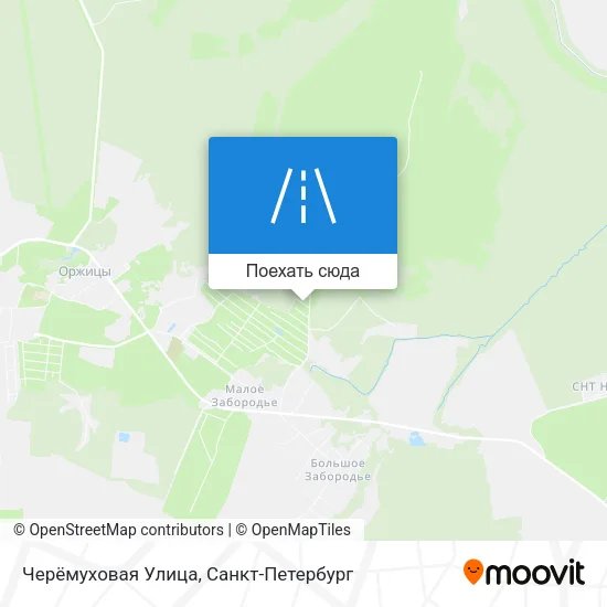 Карта Черёмуховая Улица
