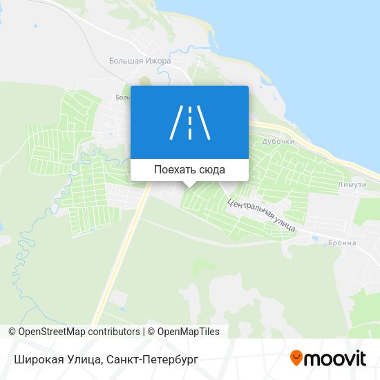 Карта Широкая Улица
