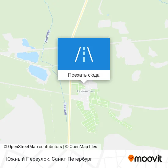 Карта Южный Переулок