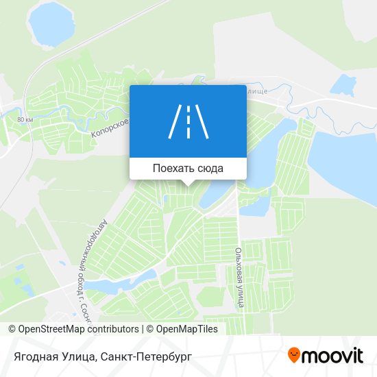 Карта Ягодная Улица
