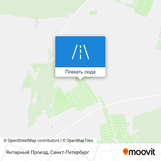 Карта Янтарный Проезд