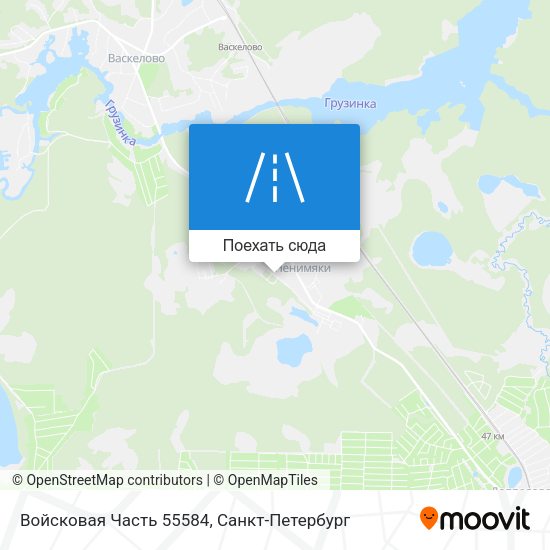Карта Войсковая Часть 55584