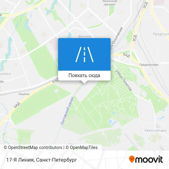 Карта 17-Я Линия