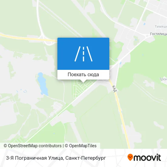 Карта 3-Я Пограничная Улица
