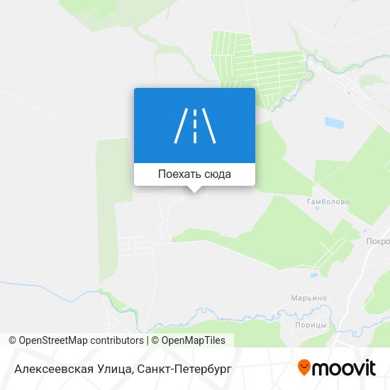 Карта Алексеевская Улица