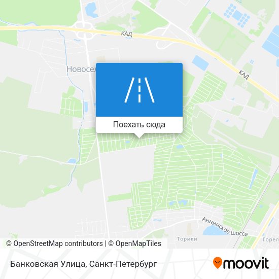 Карта Банковская Улица
