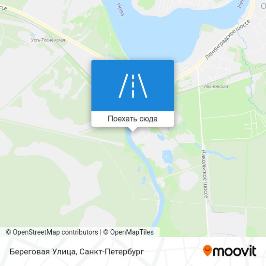 Карта Береговая Улица