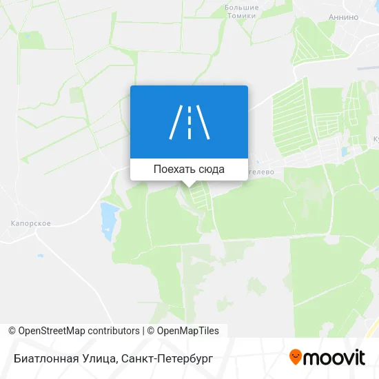 Карта Биатлонная Улица