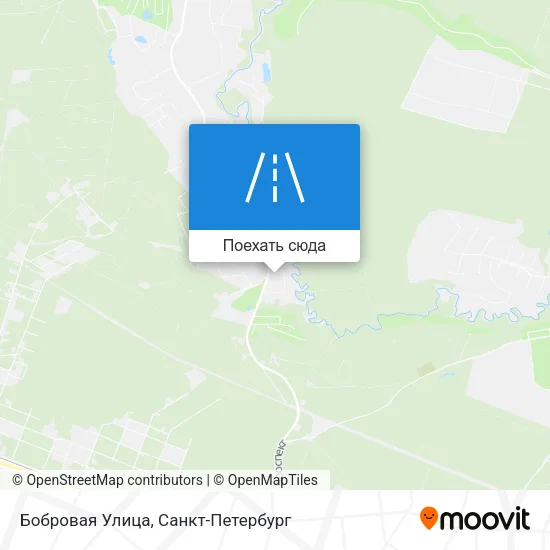 Карта Бобровая Улица