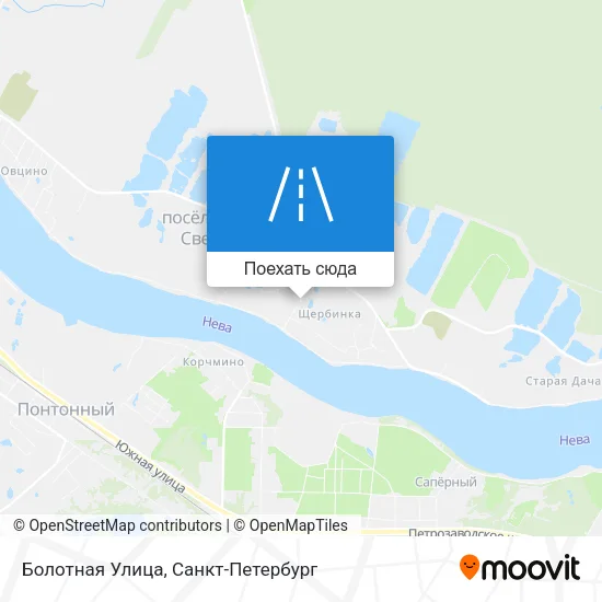 Карта Болотная Улица