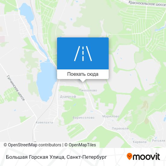 Карта Большая Горская Улица