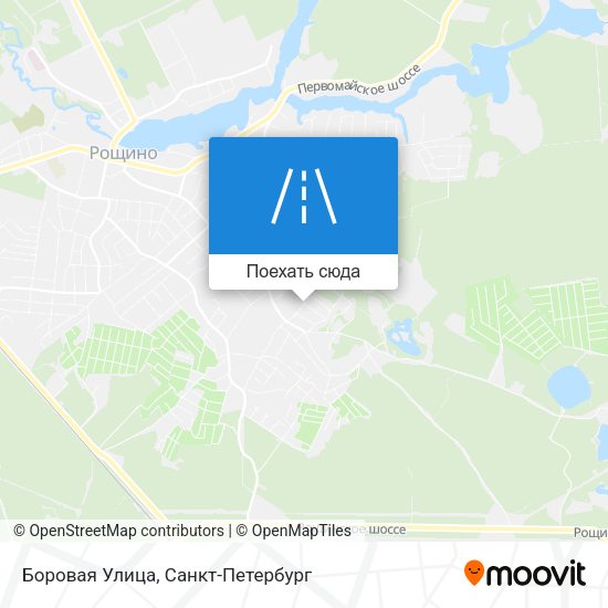 Карта Боровая Улица