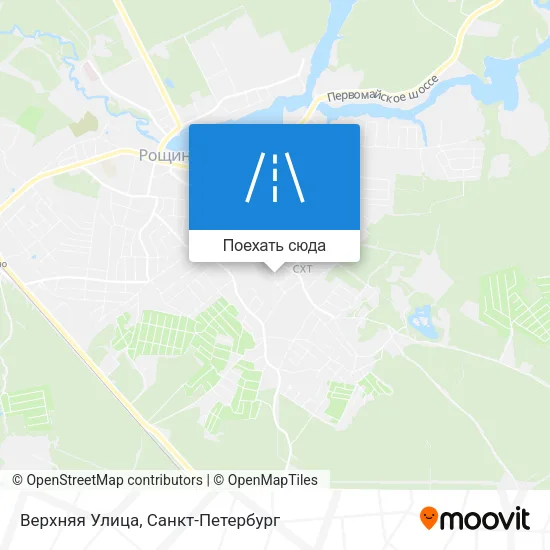Карта Верхняя Улица