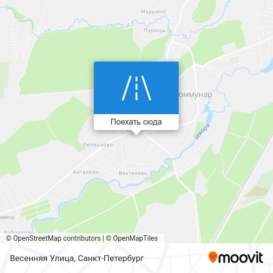 Карта Весенняя Улица