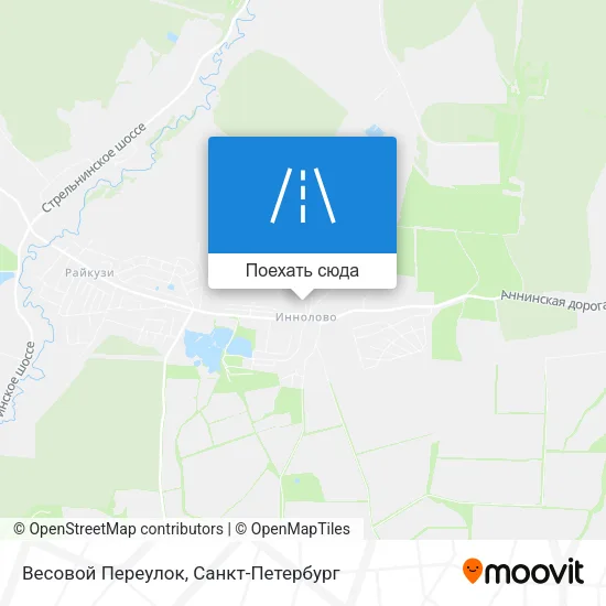 Карта Весовой Переулок