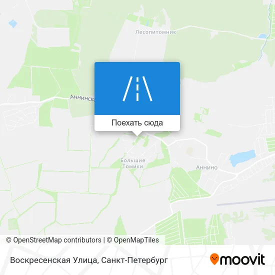 Карта Воскресенская Улица