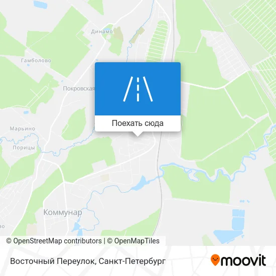 Карта Восточный Переулок