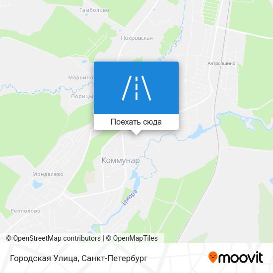 Карта Городская Улица