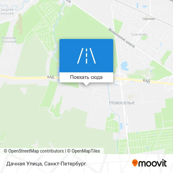 Карта Дачная Улица