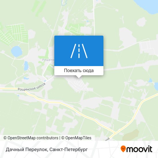 Карта Дачный Переулок