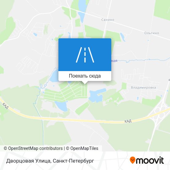 Карта Дворцовая Улица