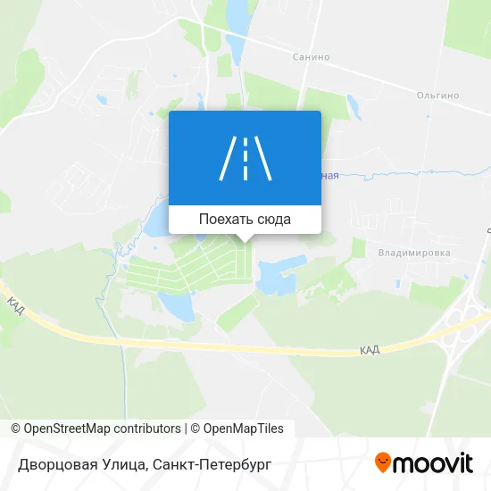 Карта Дворцовая Улица