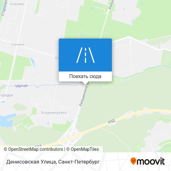 Карта Денисовская Улица