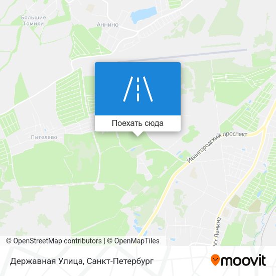 Карта Державная Улица