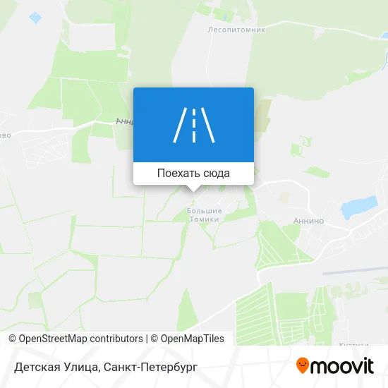 Карта Детская Улица