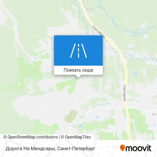 Карта Дорога На Мендсары