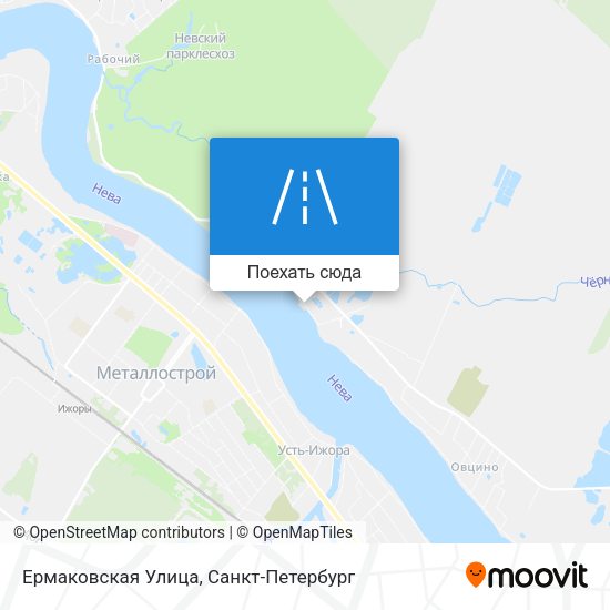Карта Ермаковская Улица