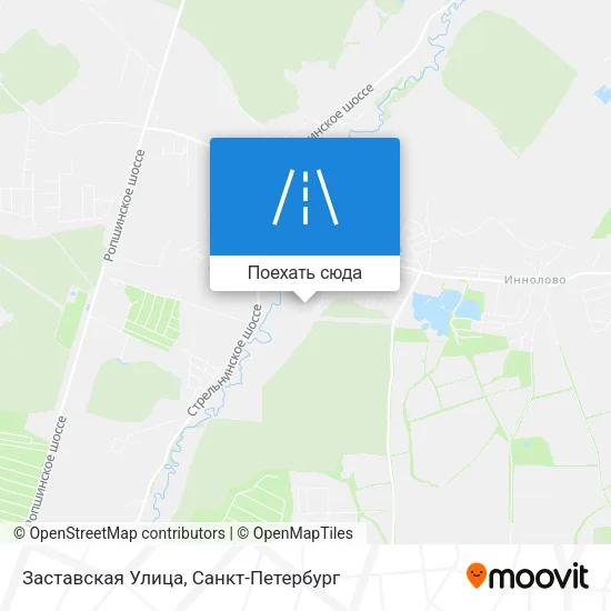 Карта Заставская Улица