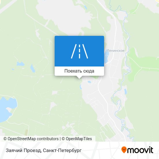 Карта Заячий Проезд