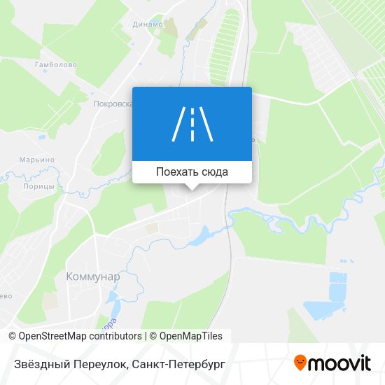 Карта Звёздный Переулок
