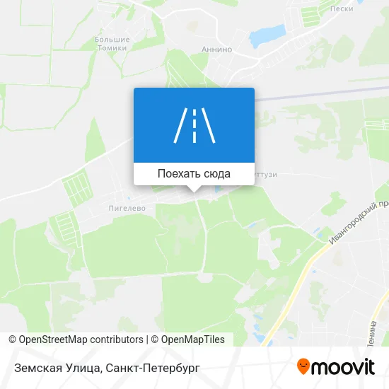 Карта Земская Улица