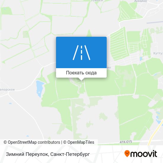 Карта Зимний Переулок