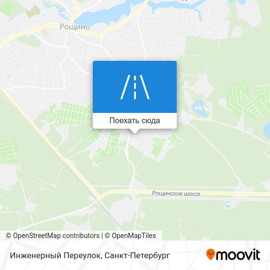 Карта Инженерный Переулок