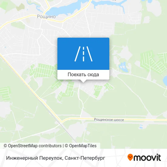 Карта Инженерный Переулок