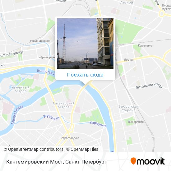 Карта Кантемировский Мост