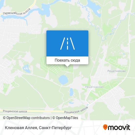 Карта Кленовая Аллея
