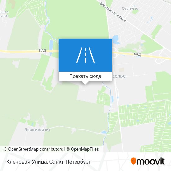 Карта Кленовая Улица