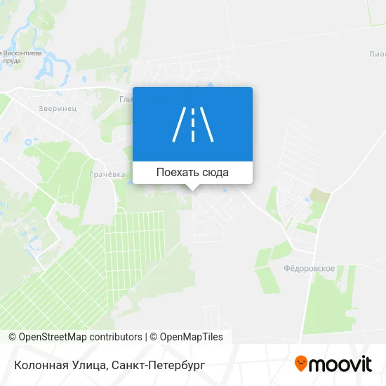 Карта Колонная Улица