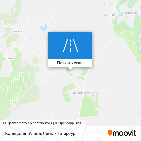 Карта Кольцевая Улица