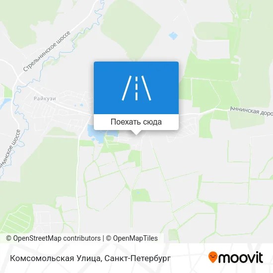 Карта Комсомольская Улица
