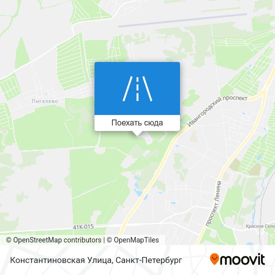 Карта Константиновская Улица