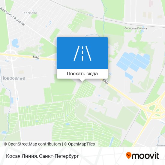 Карта Косая Линия