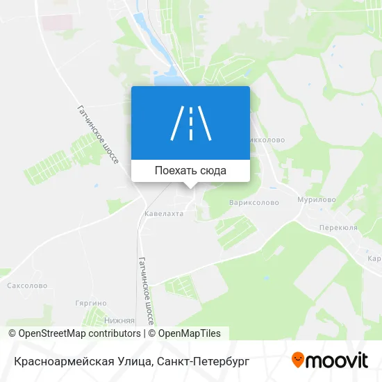 Карта Красноармейская Улица