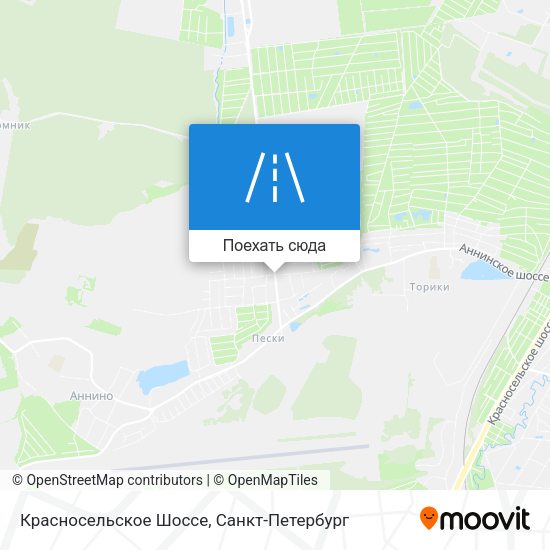 Карта Красносельское Шоссе