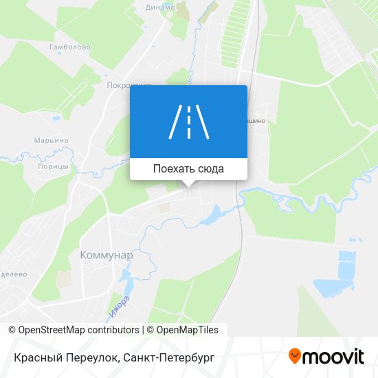 Карта Красный Переулок