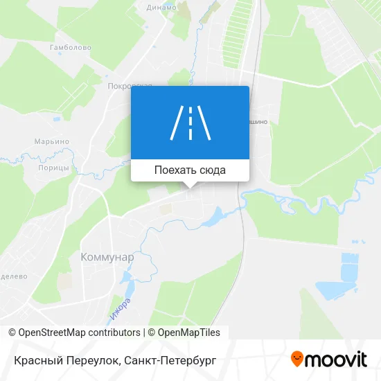 Карта Красный Переулок